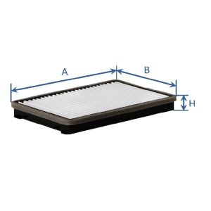 Cabin Air Filter PEUGEOT 2000cc – PEUGEOT 405 – PEUGEOT RD (GL1337)