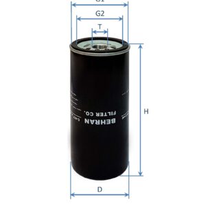 Water‐separator fuel filter