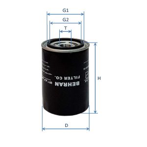 Oil Filter TOYOTA 2000 ‐ Land Cruiser – NISSAN ZAMYAD ‐ Nissan Patrol 6‐Cylinder Engine – FOLEX T4 – Pajero (old) ‐ Toyota Corona (GS1103)